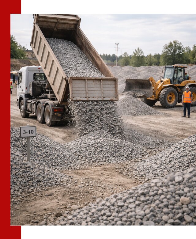 Гранитный щебень фракции 3–10: доставка и продажа в находке