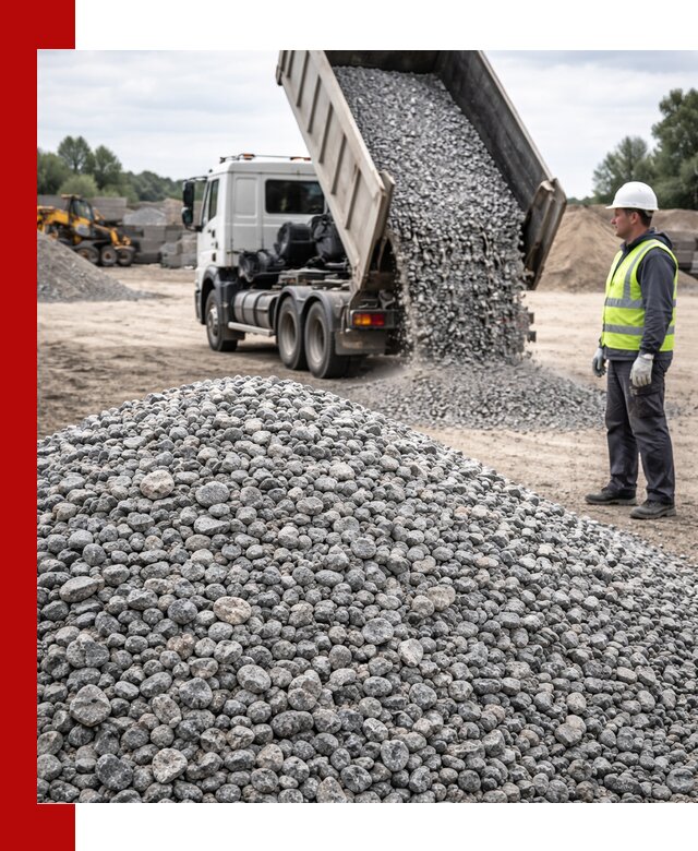 Доставка и продажа гранитного щебня фракции 5-20 в находке