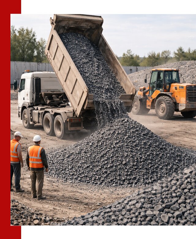 Доставка и продажа щебня габбро-диабаза в находке