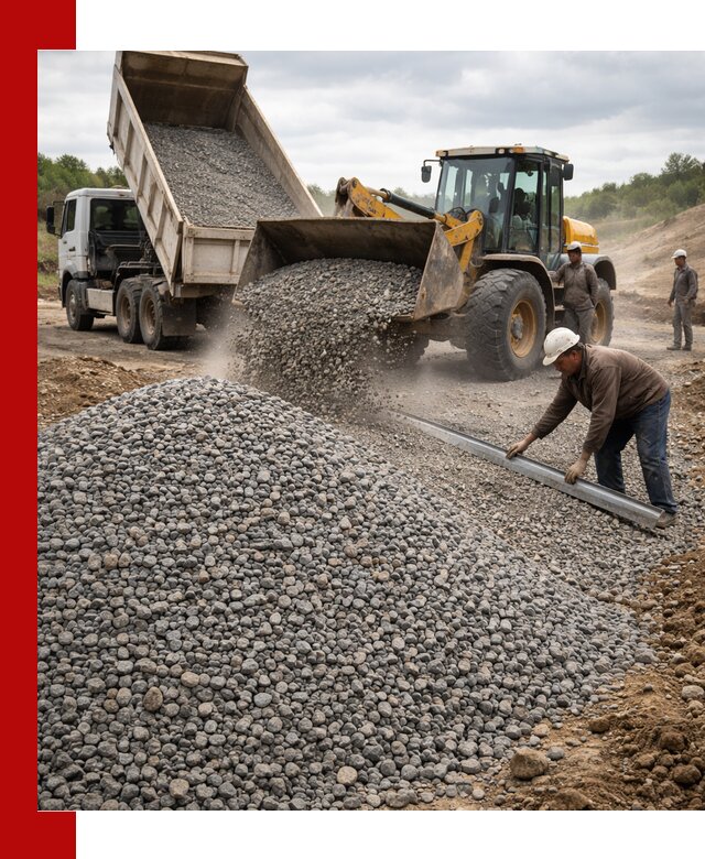 Гравийный щебень фракция 5-20 с доставкой в находке