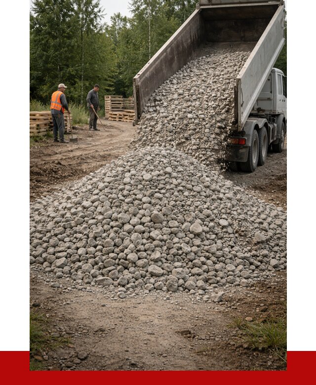 гравийный щебень фракция 70-120 в находке от 2527 р. ПРОНЕРУДНхд