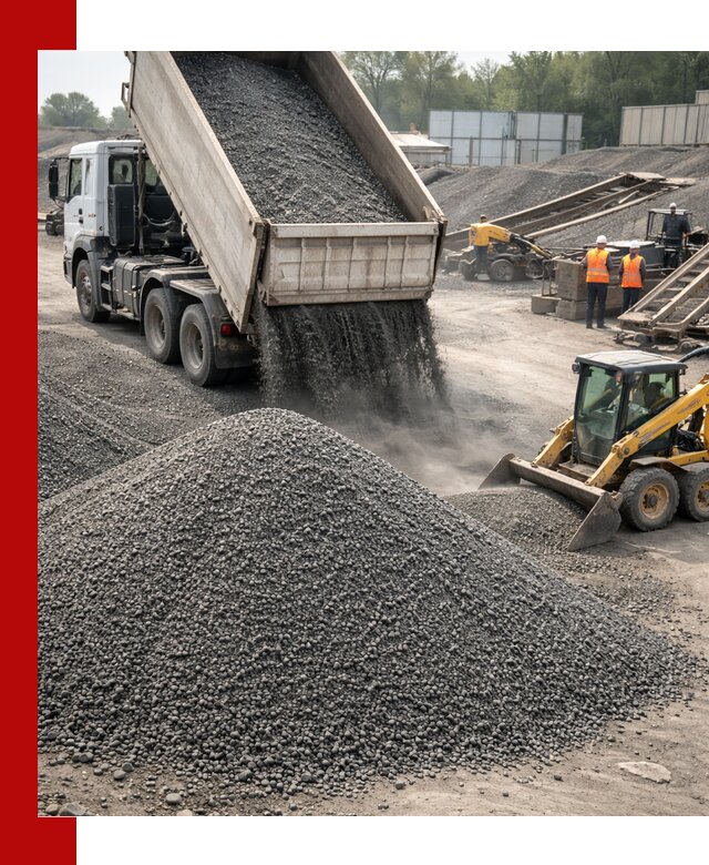 Вторичный щебень фракция 0–5 с доставкой в находке