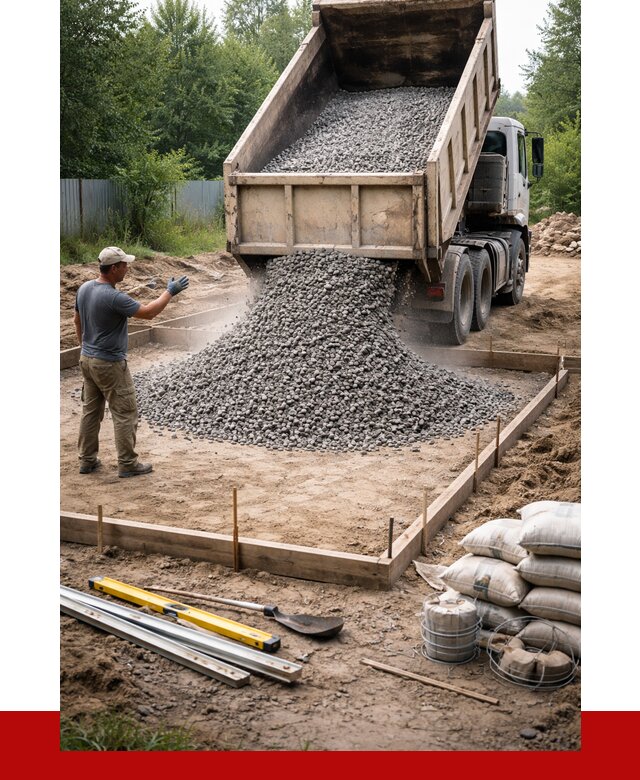 Купить щебень для фундамента в находке от 4642 р. | ПРОНЕРУДНхд