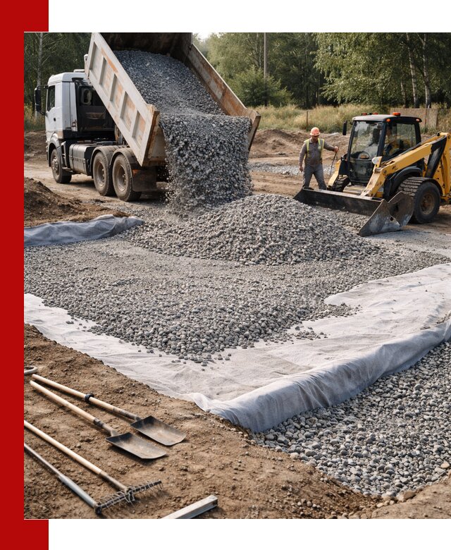 Щебень для фундамента с доставкой в находке