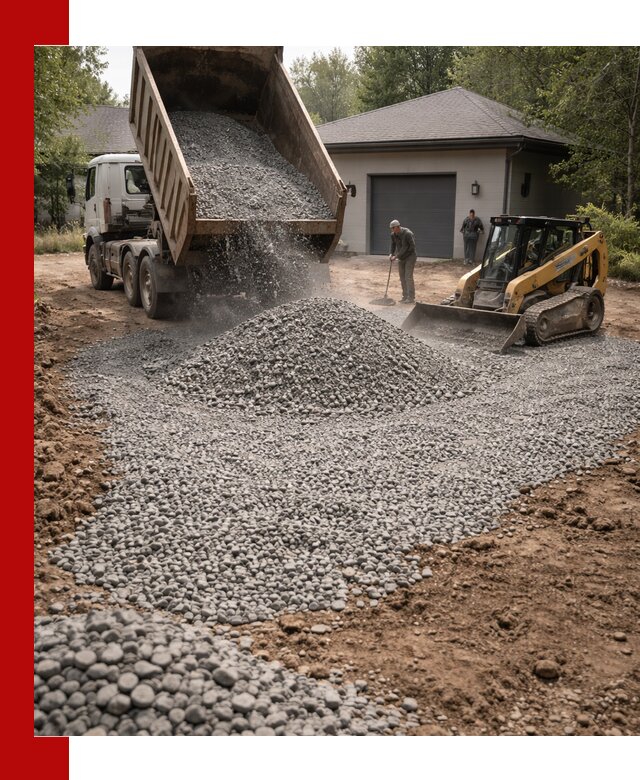 Щебень для парковки в находке: доставка и укладка качественного материала