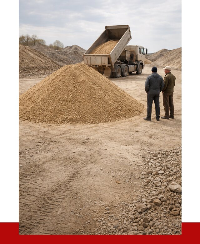 Карьерный песок крупнозернистый в находке от 8768 р | ПРОНЕРУДНхд