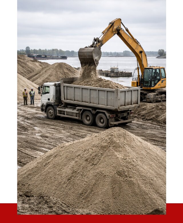 Купить речной песок навалом в находке от 1857 р., ПРОНЕРУДНхд