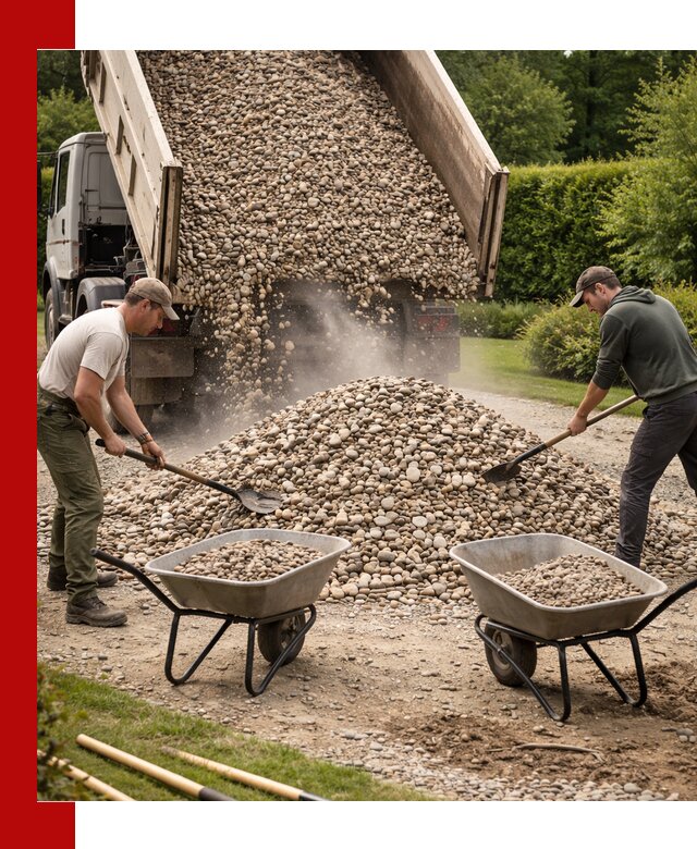 Доставка и продажа декоративной гальки в находке