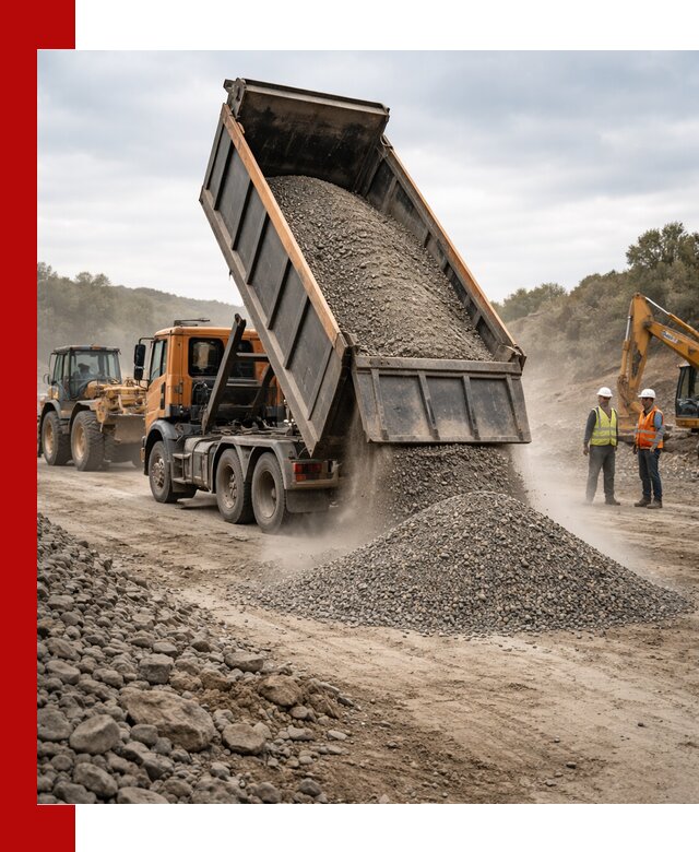 Щебёночно-песчаная смесь ЩПС С1 с доставкой в находке