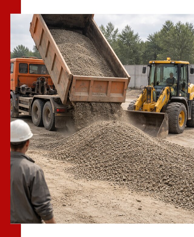 Доставка щпс С8 самосвалами в находке от производителя