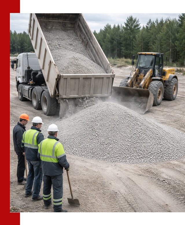 Известняковый отсев 0-5 доставка в находке быстро и выгодно