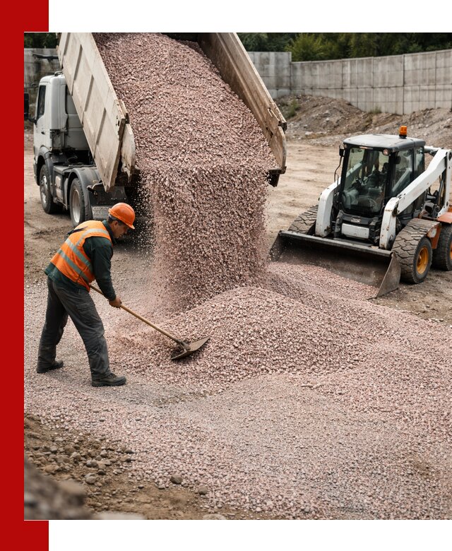 Крошка розовый гранит с доставкой в находке от производителя