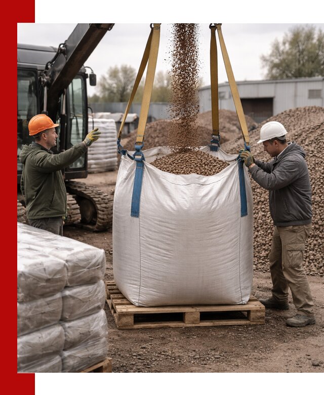 Керамзит в биг-бегах с доставкой в находке
