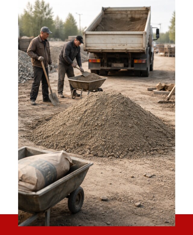 Цементно-песчаная смесь М150 в находке от 4848 р. | ПРОНЕРУДНхд