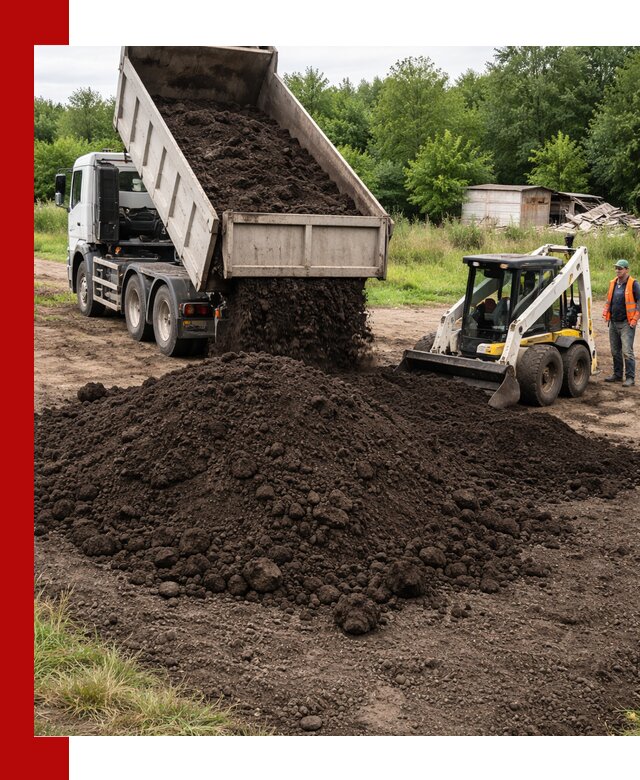 Поставка плодородной земли с доставкой самосвалом в находке