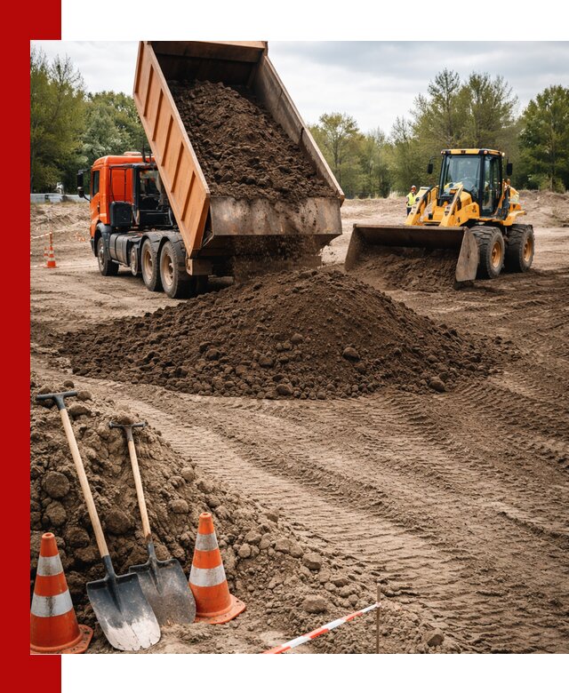 Поставка и доставка планировочного грунта в находке