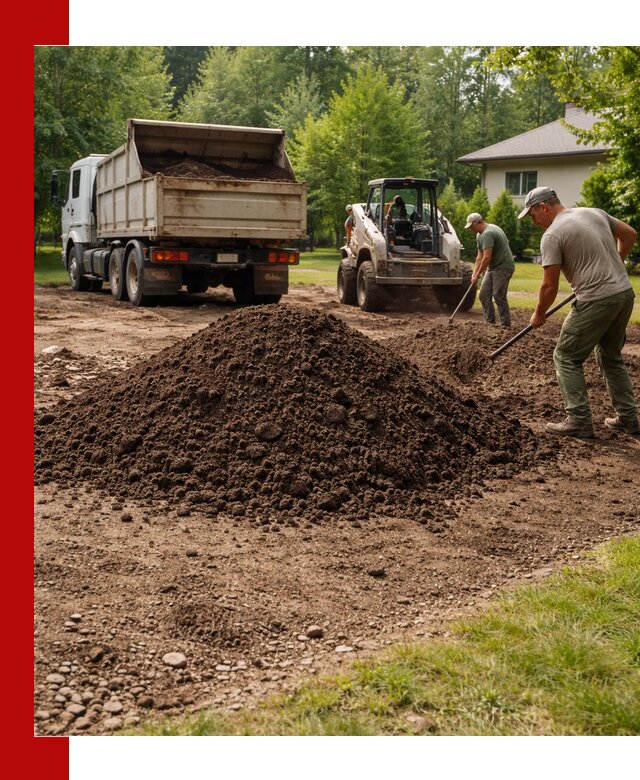 Доставка и укладка грунта для газона в находке