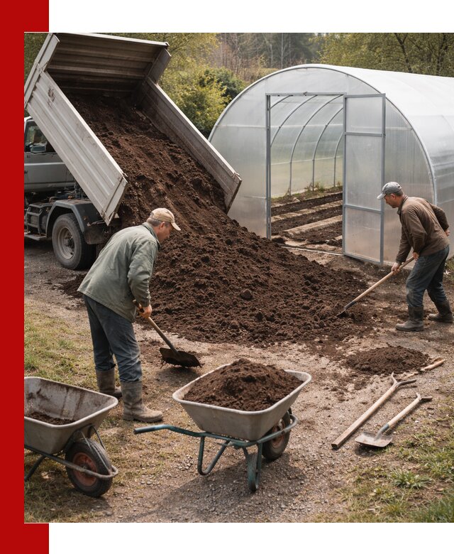 Грунт для теплицы с доставкой в находке — плодородный субстрат под растения
