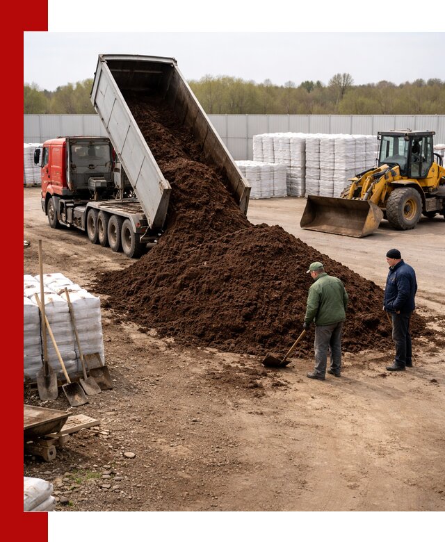 Доставка торфяных смесей оптом и в розницу в находке