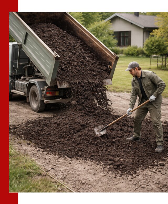 Чернозем для газона с доставкой в находке быстро и качественно