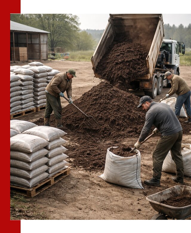 Доставка компоста оптом и в розницу в находке