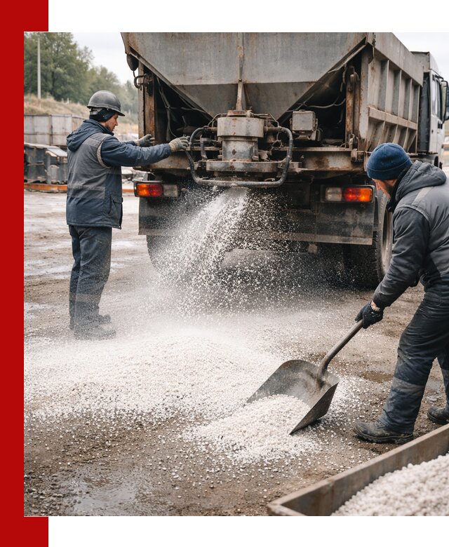 Доставка и продажа хлористого кальция в находке