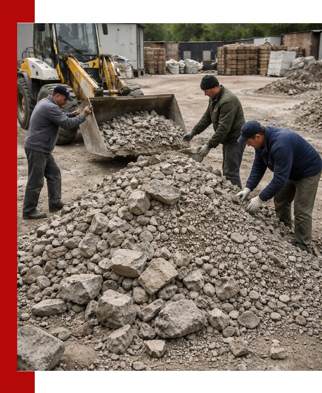 Демонтаж и вывоз бой бетона в находке
