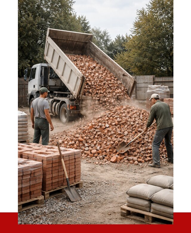 Бой кирпича в находке с доставкой от 4332 руб/куб | ПРОНЕРУДНхд
