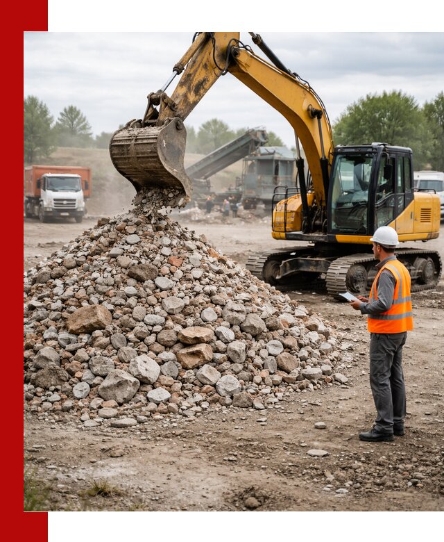 Доставка и вывоз строительного боя в находке
