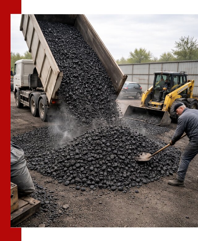 Доставка угля орех в находке оптом и в розницу