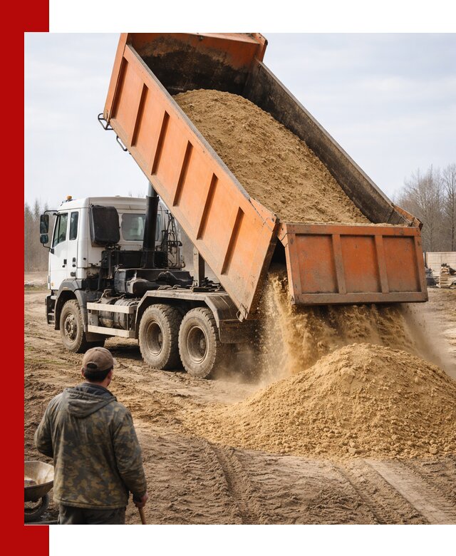 Аренда самосвала 20 тонн для перевозки грузов в находке