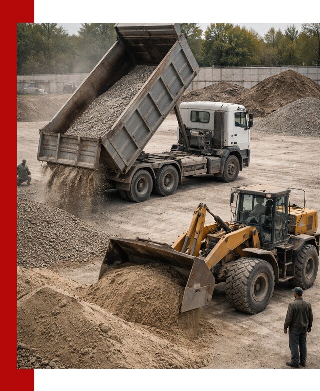 Перевозка сыпучих грузов самосвалами и бортовыми в находке