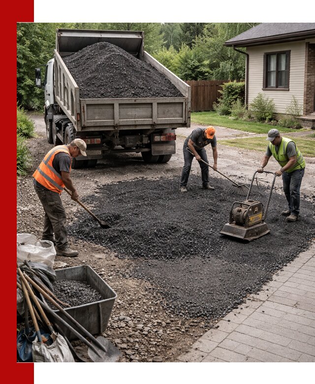 Асфальтовая крошка для двора с доставкой в находке